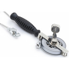 Lufkin CN1290SMEN 1/2"/13mm x 8m/25ft Atlas® Metric Dual Sided Chrome Clad®/Nubian® Double Duty Oil Gauging Tape