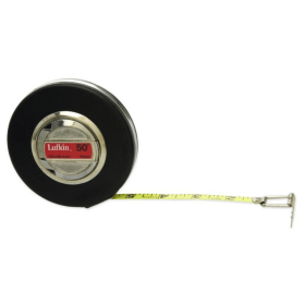 Lufkin HW223ME 3/8” x 15m/50ft Banner® SAE/Metric Yellow Clad Dual Sided Long Blade Tape Measure