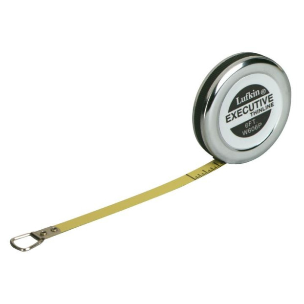 Lufkin W606PM 6mm x 2m Executive Diameter Pocket Tape Measure