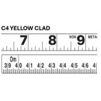 Lufkin W9312D 3/4” x 12ft Mezurall Chrome Case Yellow Clad Power Return Tape Measure