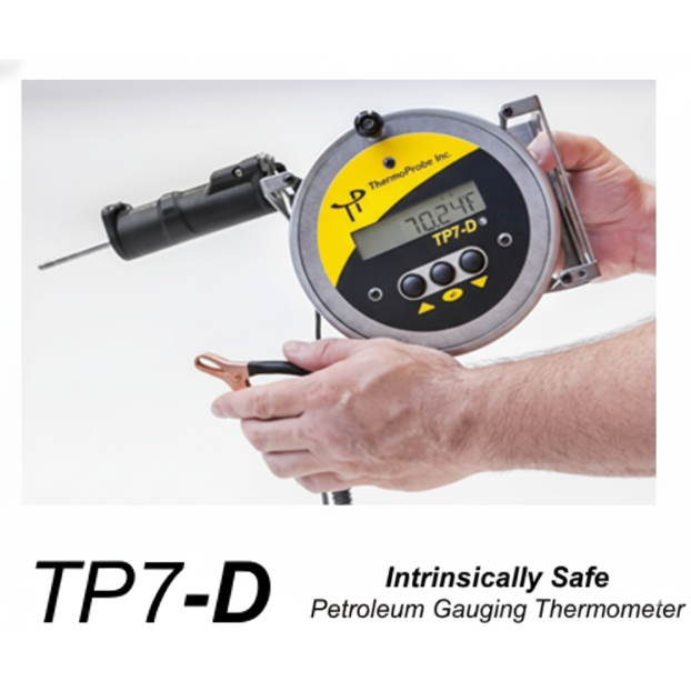 ThermoProbe TP7D-35M-EW-MM Thermometer, 35m, Extra Weight Probe, Brass Markers at 1m intervals