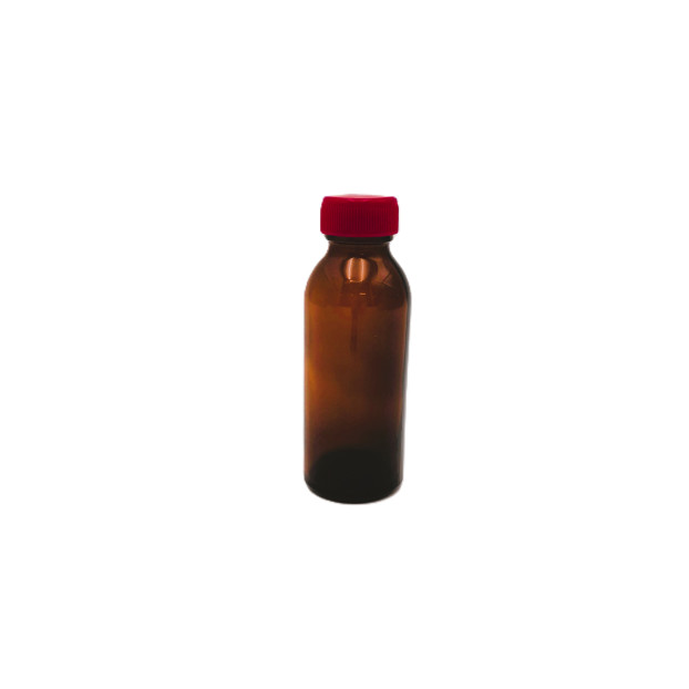 100ML Amber Glass Bottle With Cap & Stopper (140pc/ctn)