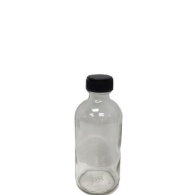 120ML Clear Glass Bottle With Cap & Stopper (140pc/ctn)