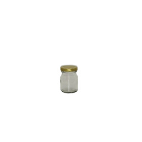 70ML Clear Jar With Metal Cap (159pc/ctn)