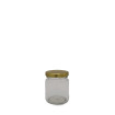 210ML Clear Jar With Metal Cap (126pc/ctn)