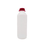 1Ltr Plastic Sample Bottle with Cap & Stopper (Narrow Mouth) (50pcs/pkt)