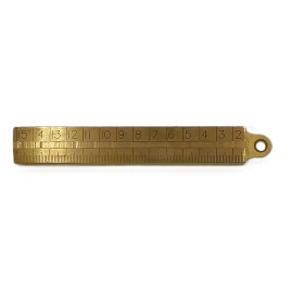 Lufkin T150MMN 20oz Outage Solid Brass Square Metric Plumb Bob