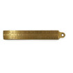 Lufkin T150MMN 20oz Outage Solid Brass Square Metric Plumb Bob