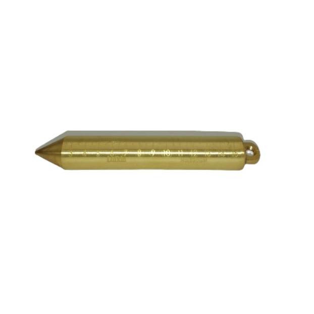 Lufkin 590GMEN 20oz Inage Solid Brass Cylindrical SAE/Metric Plumb Bob