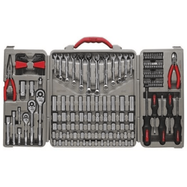 Cret-CTK148MP 148Pc. 1/4", 3/8", and 1/2" Drive 6 and 12 Point SAE/Metric Mechanics Tool Set