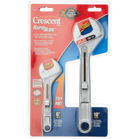 Cret-AC610RS 2 Piece RapidSlide Adjustable Wrench Set 6" & 10"