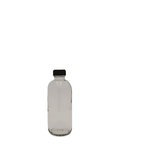 120ML Clear Glass Bottle With Cap & Stopper (140pc/ctn)