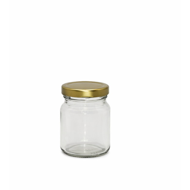 210ML Clear Jar With Metal Cap (126pc/ctn)