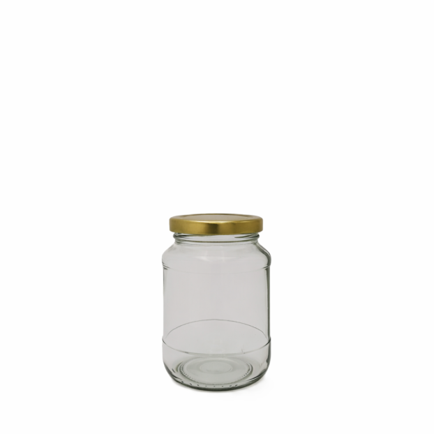 360ML Jam Jar With Metal Cap (Wide Mouth)(48pc/ctn)