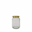 360ML Jam Jar With Metal Cap (Wide Mouth)(48pc/ctn)