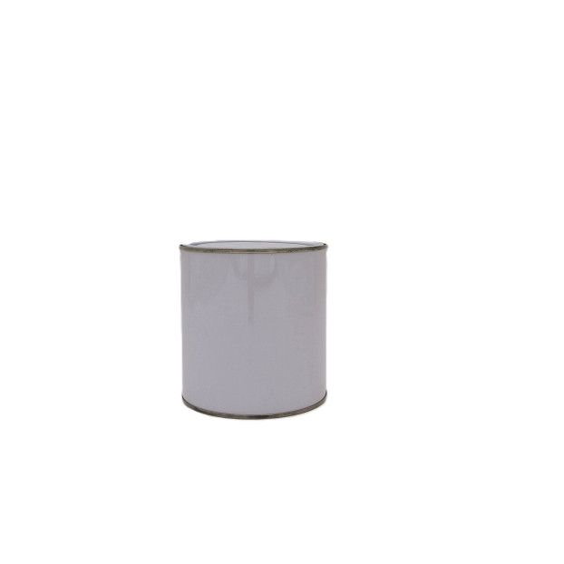 1Ltr White Coating Round Tin With Cap (Open Top) (30pcs/pkt)