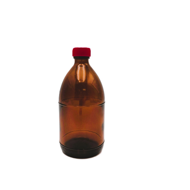 500ML Amber Glass Bottle With Cap & Stopper (24pc/ctn)