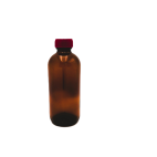 250ML Amber Glass Bottle With Cap & Stopper (78pc/ctn)
