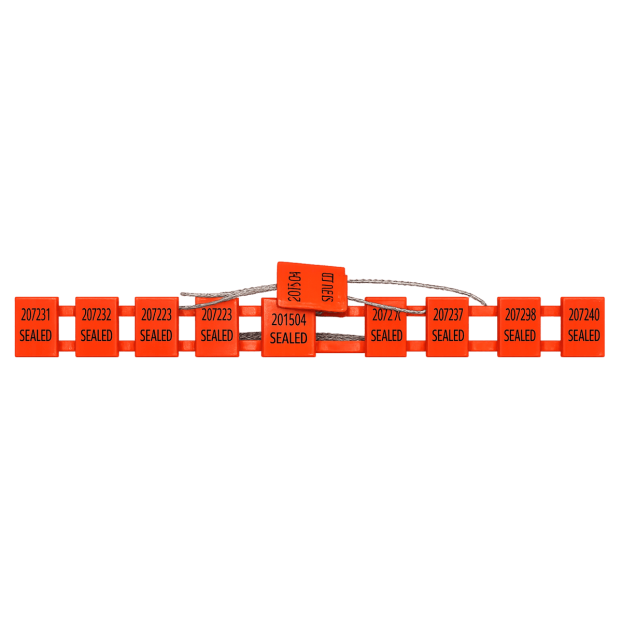 CrimpLock Plastic Security Seal With Serial Number