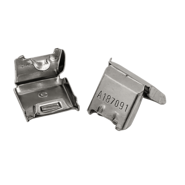 Plain Metal Clip Security Seal With Serial Number